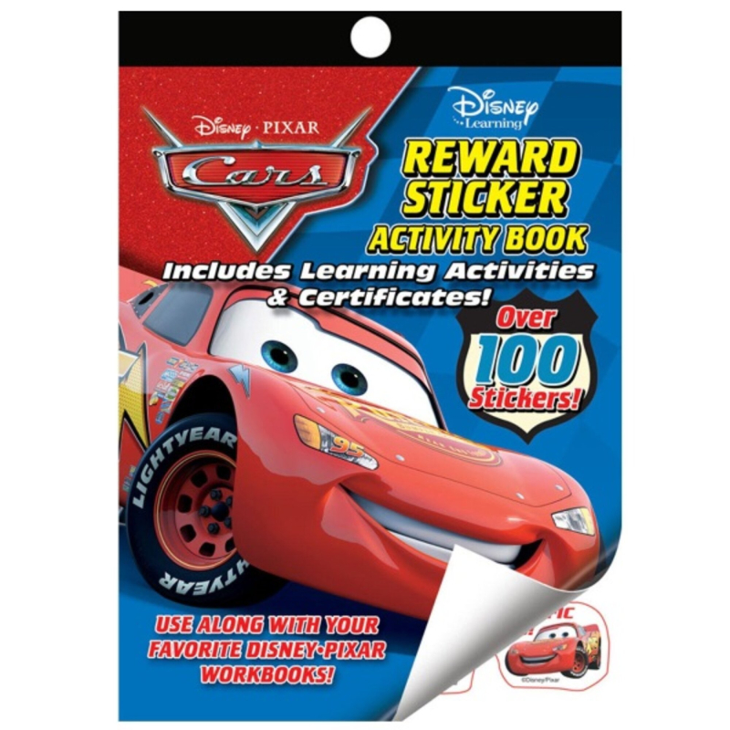 Disney Cars klistermærke bog