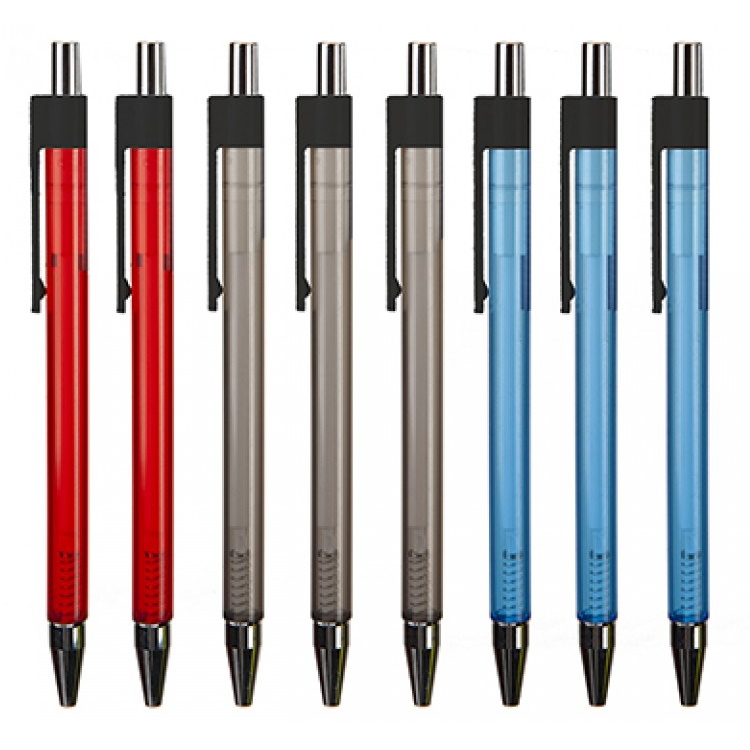 8 kuglepenne - 3 farver